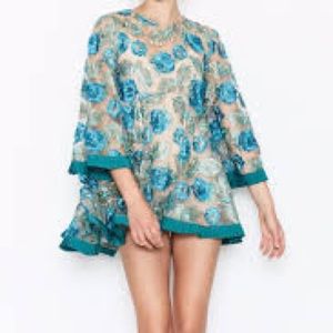 Alice McCall Jupiter Swing Mini Dress Blue